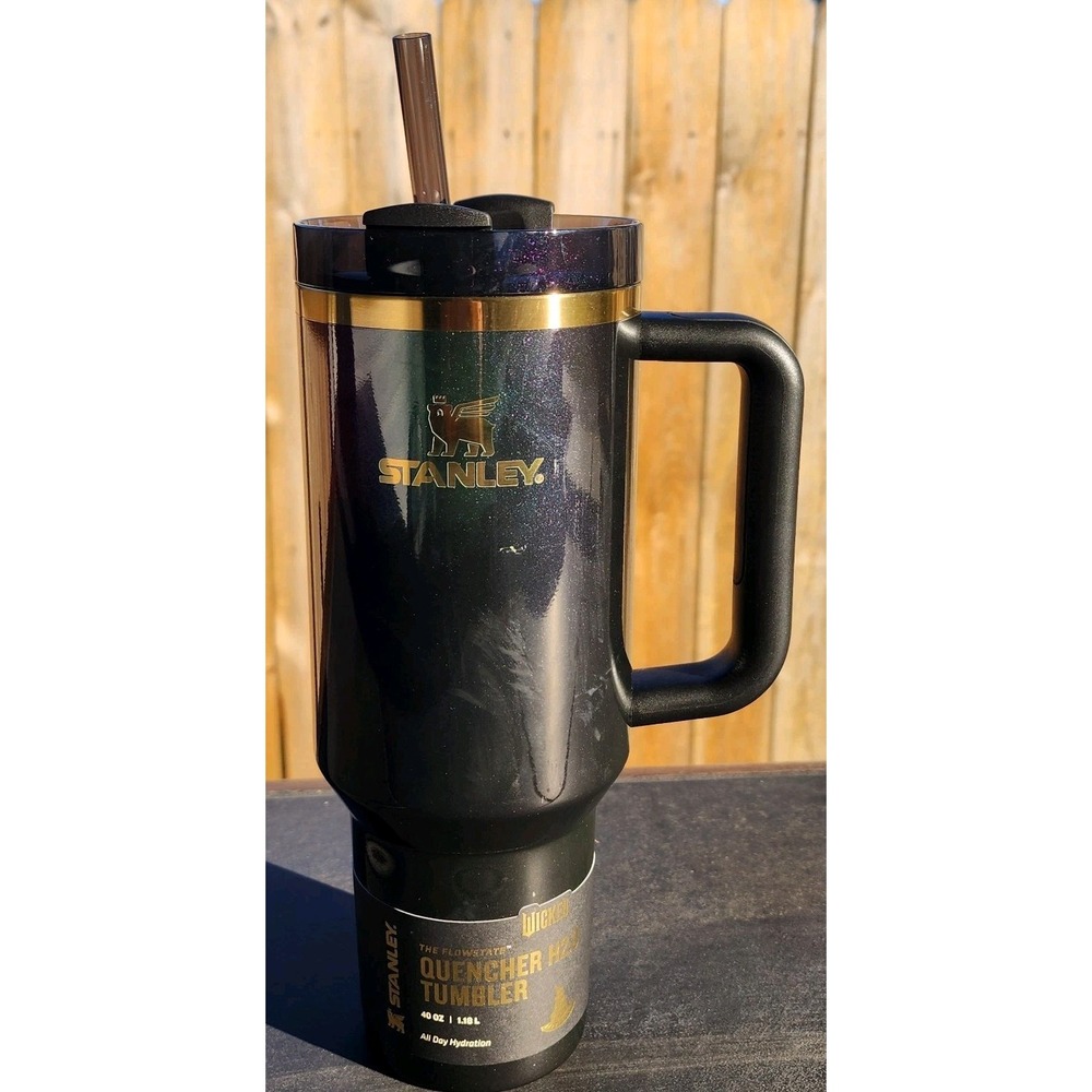 Stanley x Wicked 40oz FlowState Quencher Tumbler Elphaba For Good **Read**